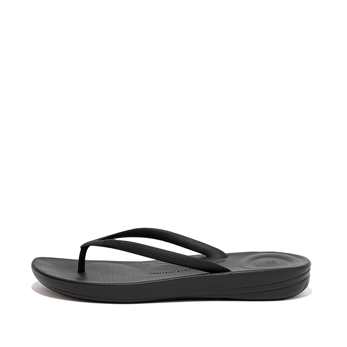 Fitflop Iqushion Ergonomic - Flip Flops Damen - Schwarz (MAB508124)